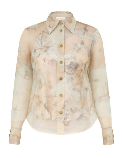 Elevate your elegance in this Zimmermann Tops   from the 2025 resort wear edit