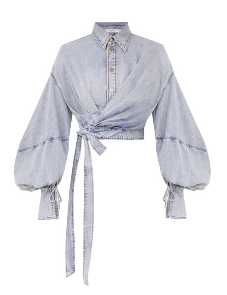 Elevate your elegance in this Zimmermann Tops   from the 2025 resort wear edit
