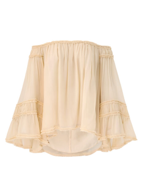 Elevate your elegance in this Zimmermann Tops   from the 2025 resort wear edit