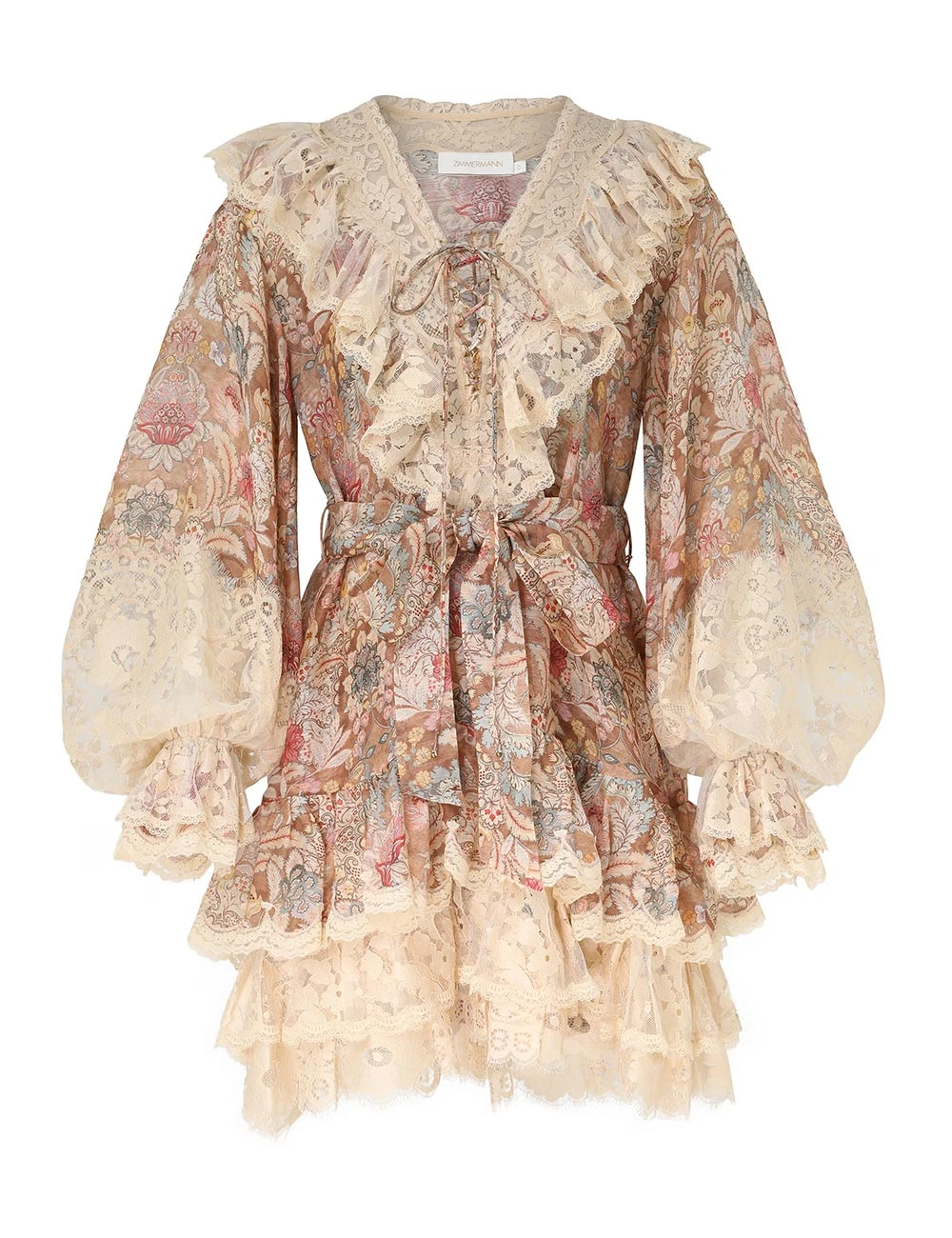 Zimmermann Rebellion Lace-Up Mini Dress | Ready to Wear 2025 Collection Luxury Shoes Elevate your elegance in this Zimmermann Dresses from the 2025 resort wear edit