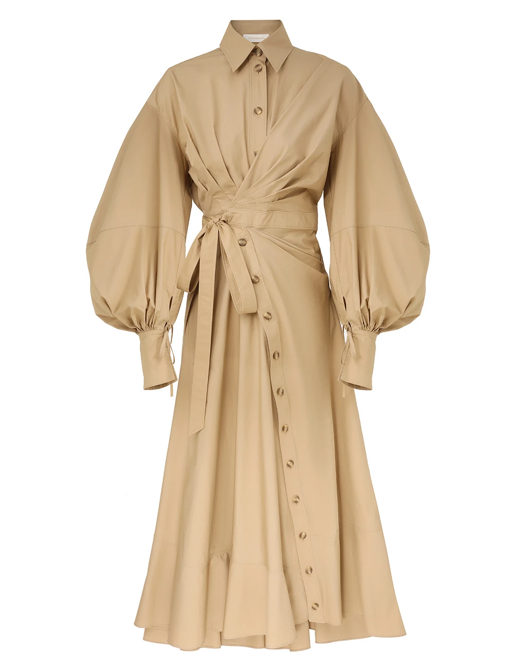 Zimmermann Rebellion Poplin Midi Dress | Ready to Wear 2025 Collection Luxury Shoes Elevate your elegance in this Zimmermann Dresses from the 2025 resort wear edit