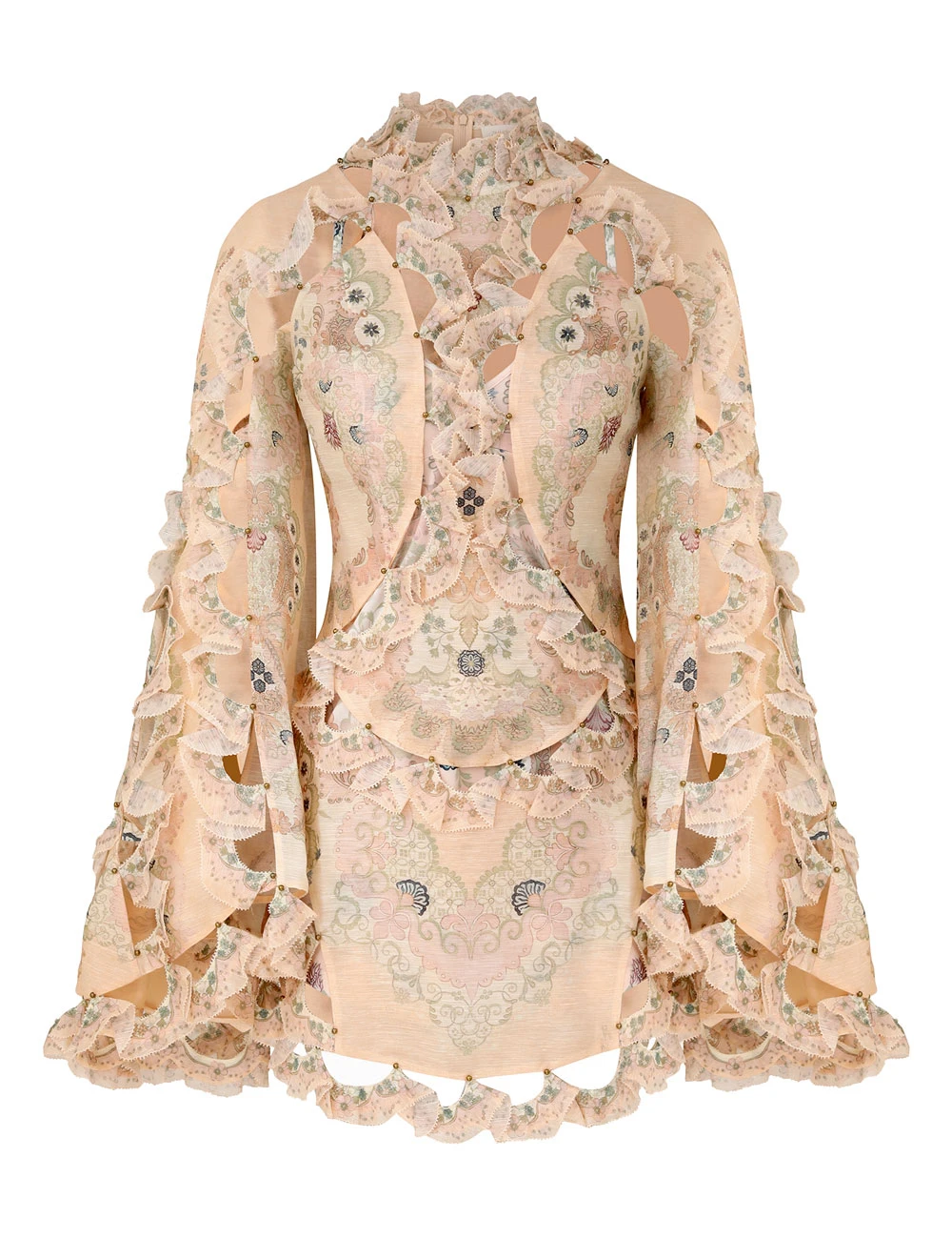 Zimmermann Rebellion Scallop Mini Dress | Ready to Wear 2025 Collection Luxury Shoes Elevate your elegance in this Zimmermann Dresses from the 2025 resort wear edit