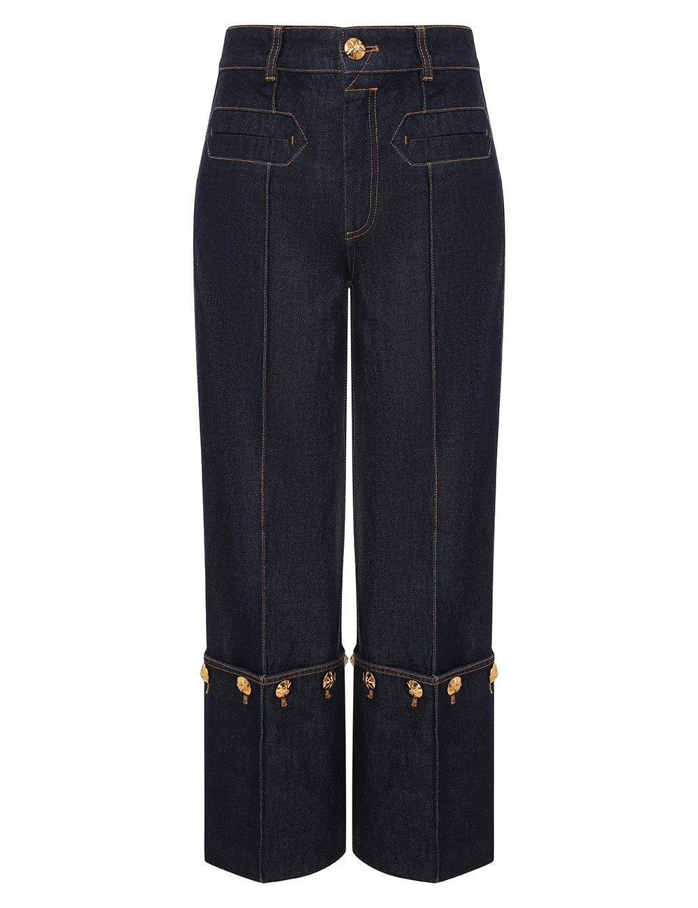 Zimmermann Rebellion Straight Crop Jean | Ready to Wear 2025 Collection Luxury Shoes Elevate your elegance in this Zimmermann Pants from the 2025 resort wear edit