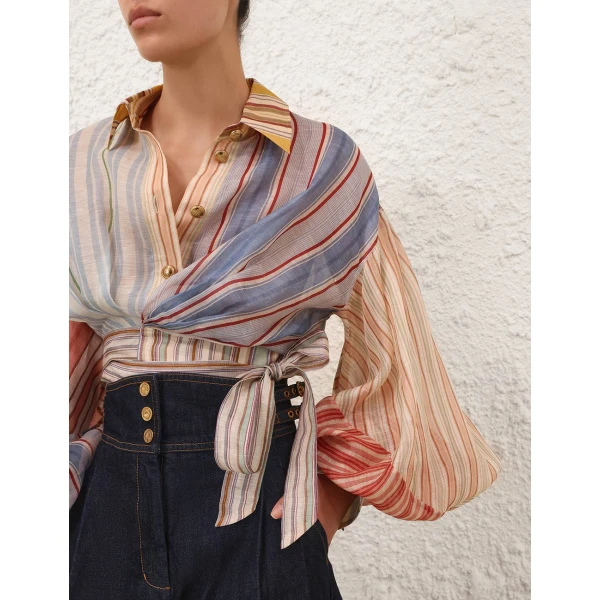 Elevate your elegance in this Zimmermann Tops   from the 2025 resort wear edit