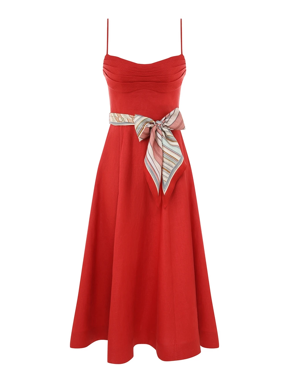 Zimmermann Rebellion Tuck Midi Dress | Ready to Wear 2025 Collection Luxury Shoes Elevate your elegance in this Zimmermann Dresses from the 2025 resort wear edit