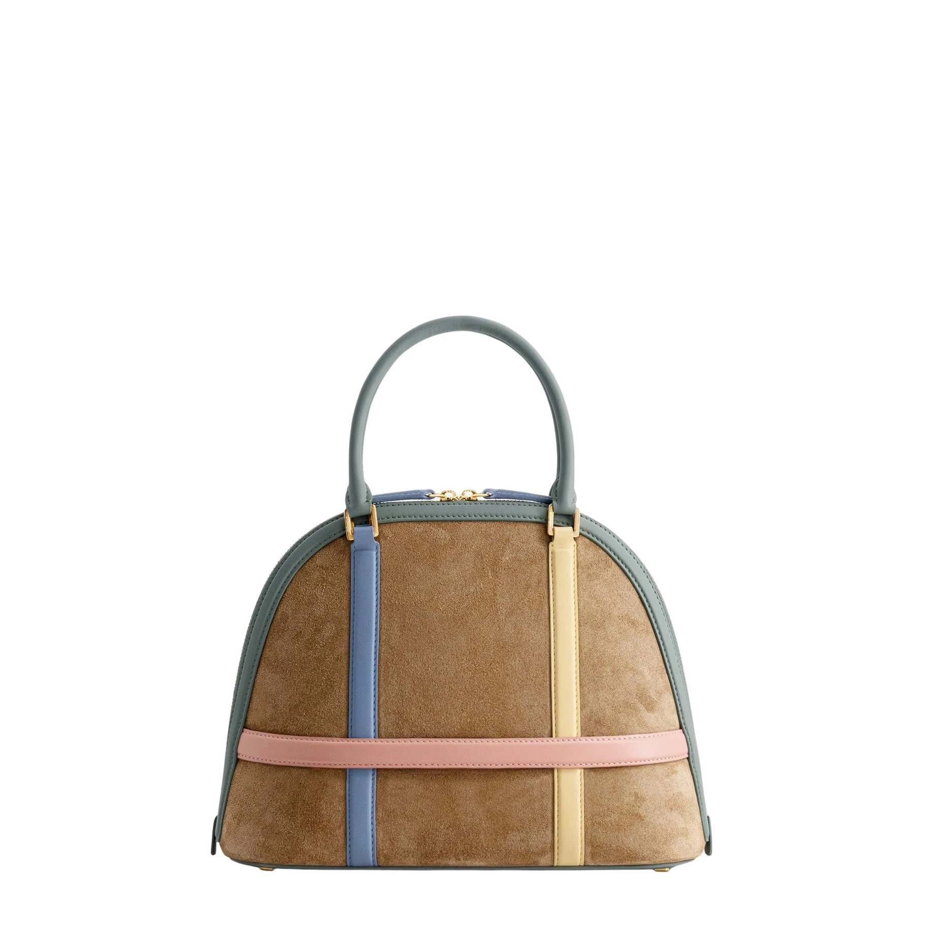 mlouye-12-Suede-Gummy-Bags13306_nobg Mlouye 12 - Suede Gummy Bag a Architectural Leather Handbag in Multicolour at Luxury Handbags Luxury