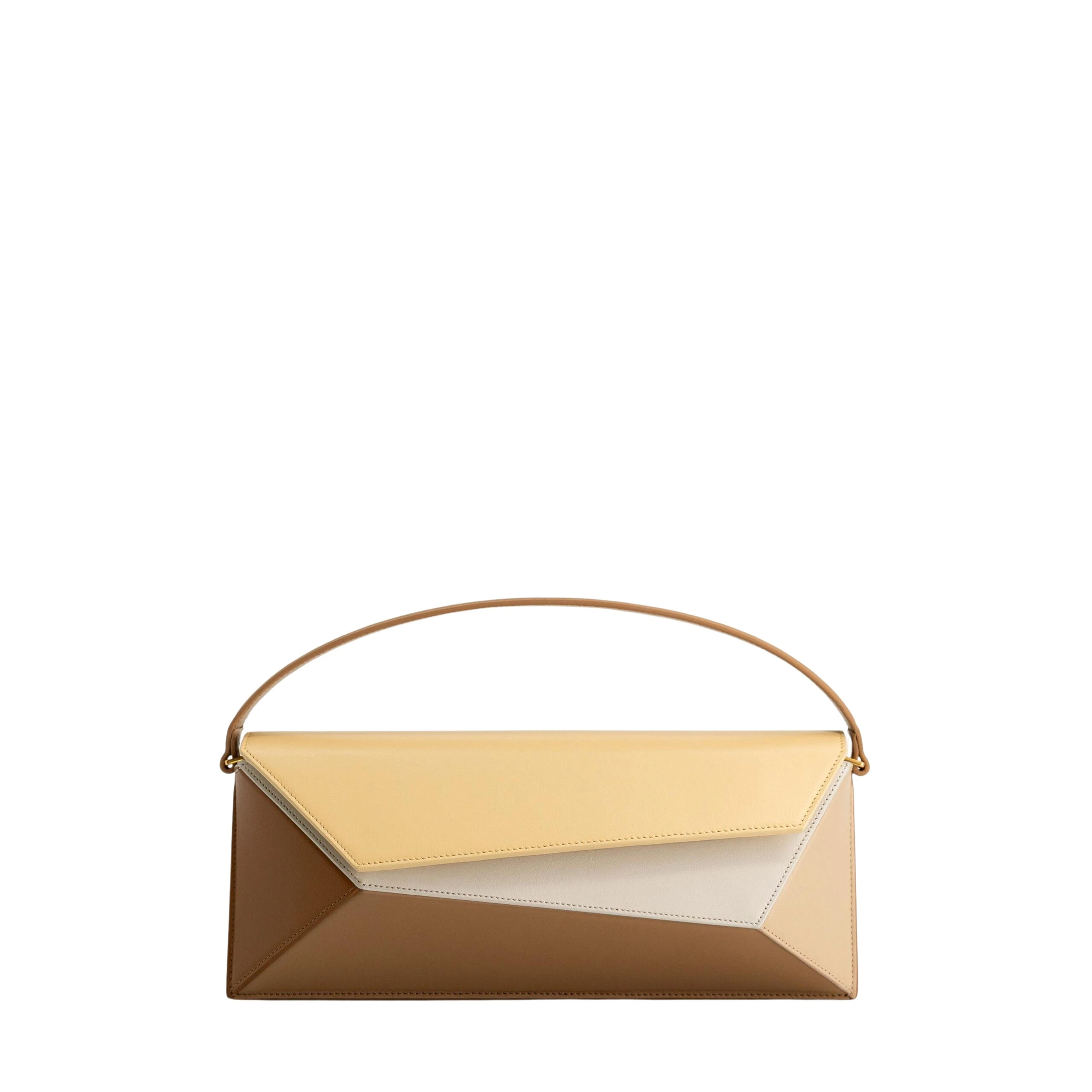 mlouye-Naomi-Baguette-Buttermilk-Bags-scaled51717_nobg Mlouye Naomi Baguette - Buttermilk Bag a Architectural Leather Handbag in Brown at Luxury Handbags Luxury