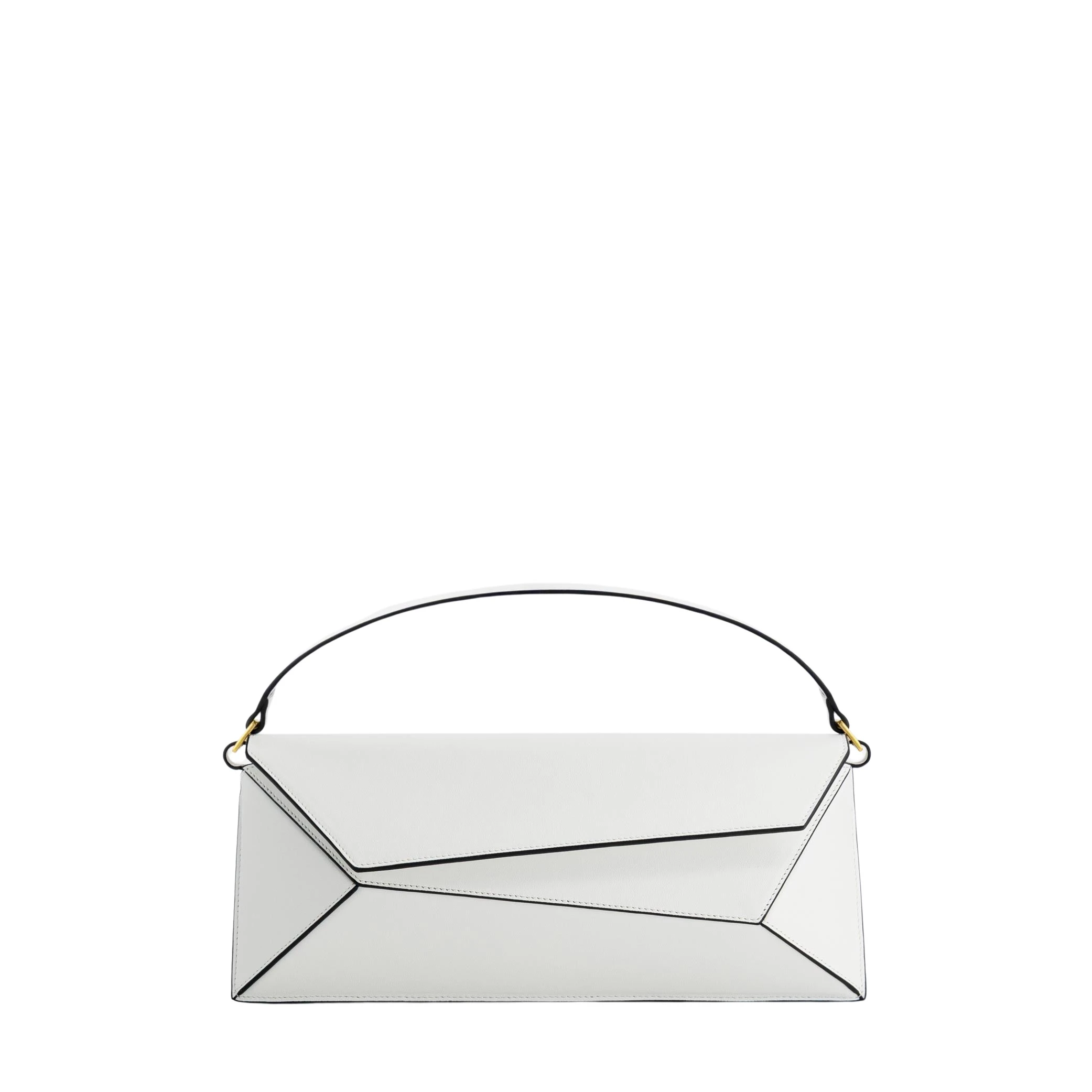mlouye-Naomi-Baguette-White-Bags76798_nobg Mlouye Naomi Baguette - White Bag a Architectural Leather Handbag in Ivory at Luxury Handbags Luxury