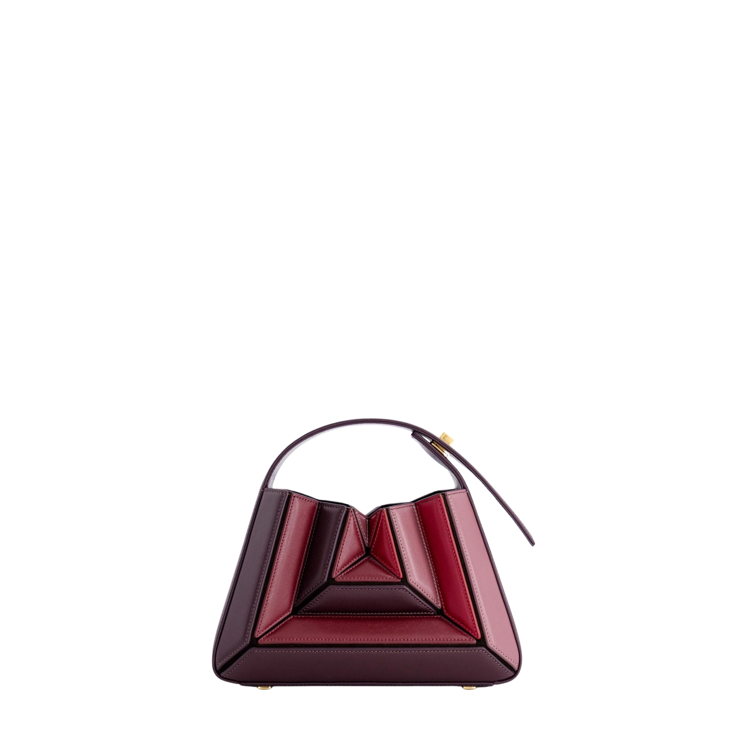 mlouye-Sera-Mia-Cranberry-Bags-scaled94437_nobg Mlouye Sera Mia - Cranberry Bag a Architectural Leather Handbag in Red at Luxury Handbags Luxury
