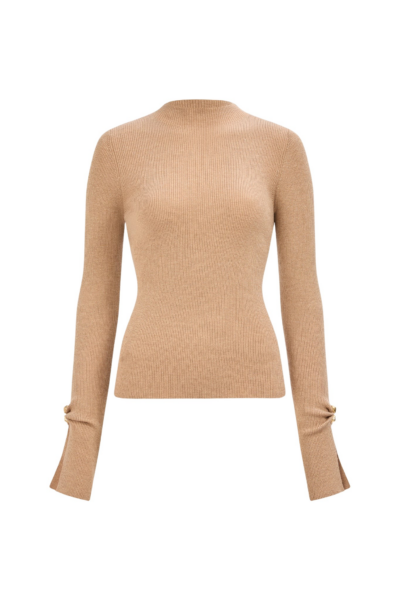 Aje Brown Knitwear