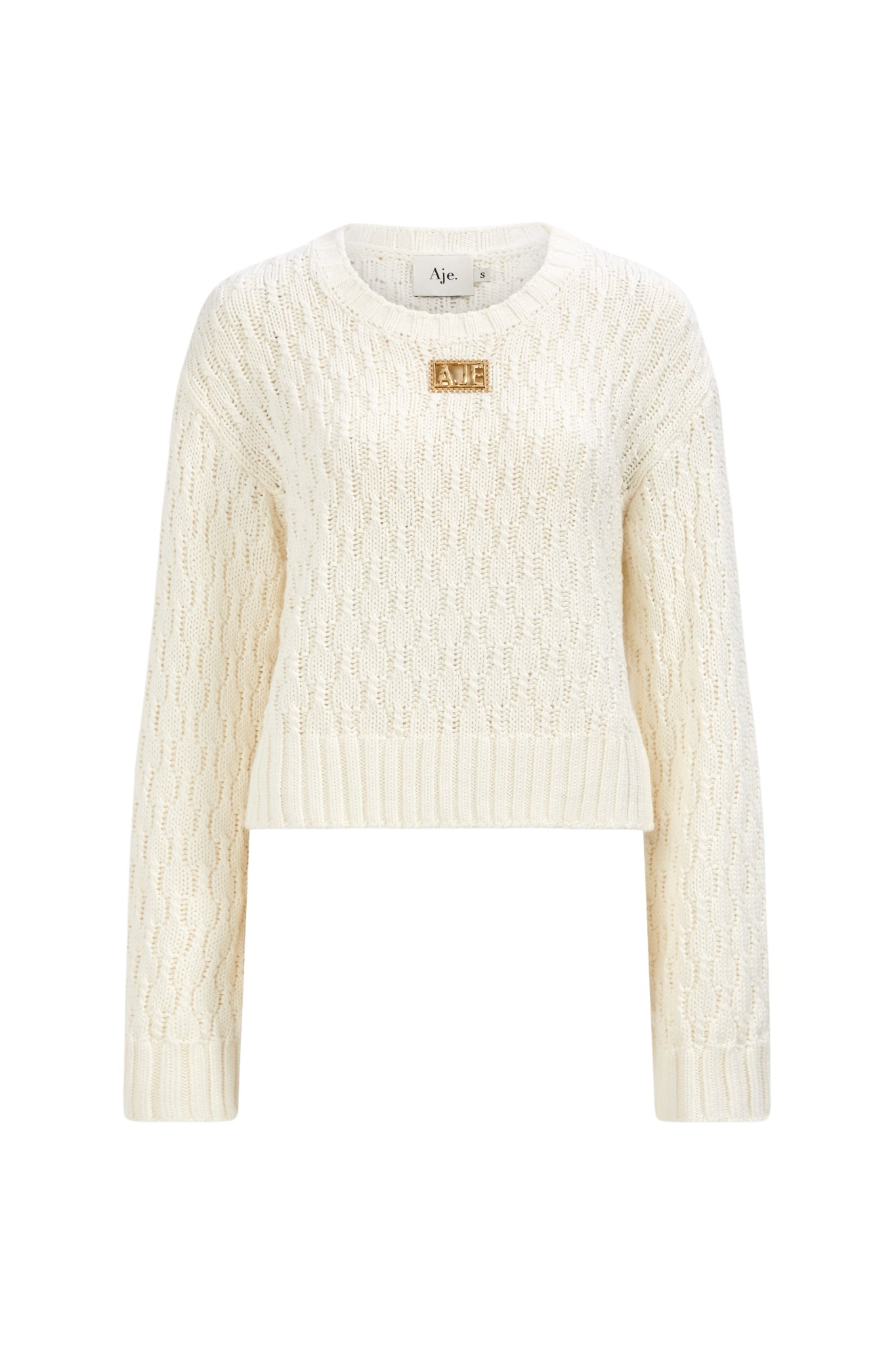 Aje-aus-Knitwear-Venus-Knit-Jumper22096_nobg Aje Ivory Knitwear