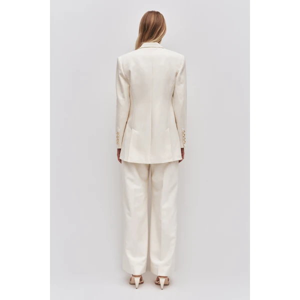 Aje Aus Pants – structured silhouette with raw femininity from Luxury Shoes 