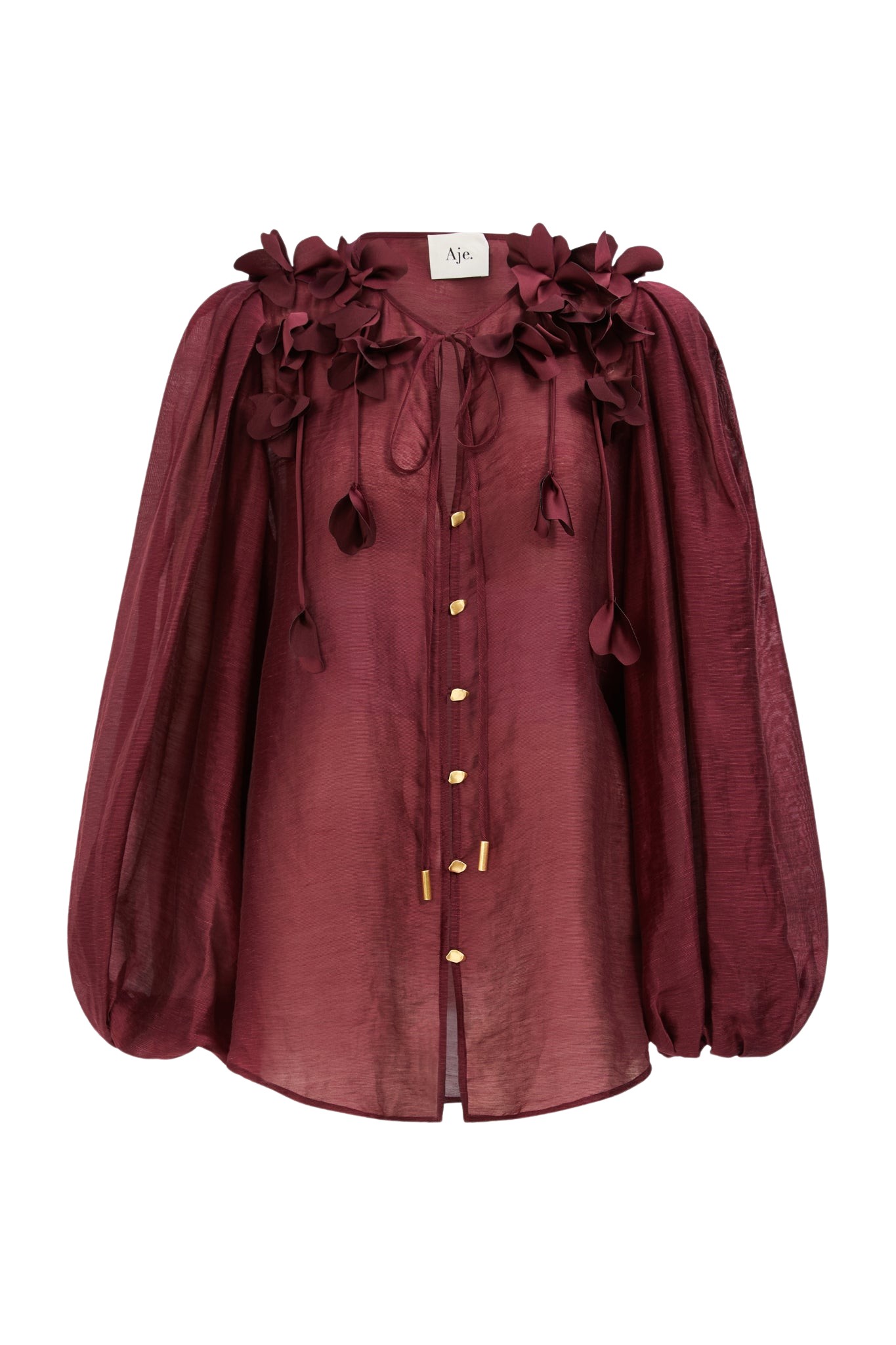 Aje-aus-Tops-Camille-Flower-Blouse36289_nobg Aje Red Tops
