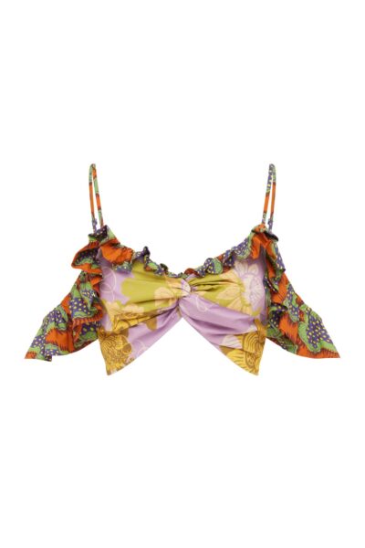 Alemais Arnie Top  Sustainable Tops with Alemais print -  Luxury Handbags Australian Designer
