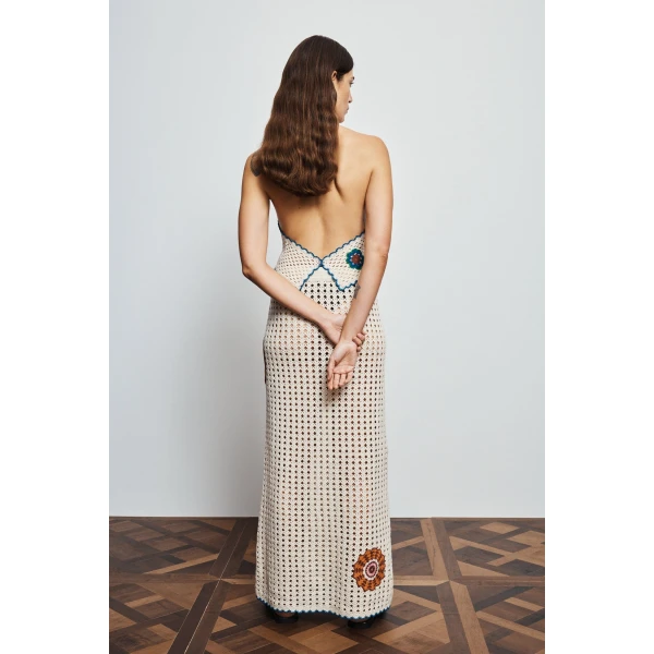 Alemais Elma Cream Skirt  Sustainable Skirts with Alemais print -  Luxury Handbags Australian Designer
