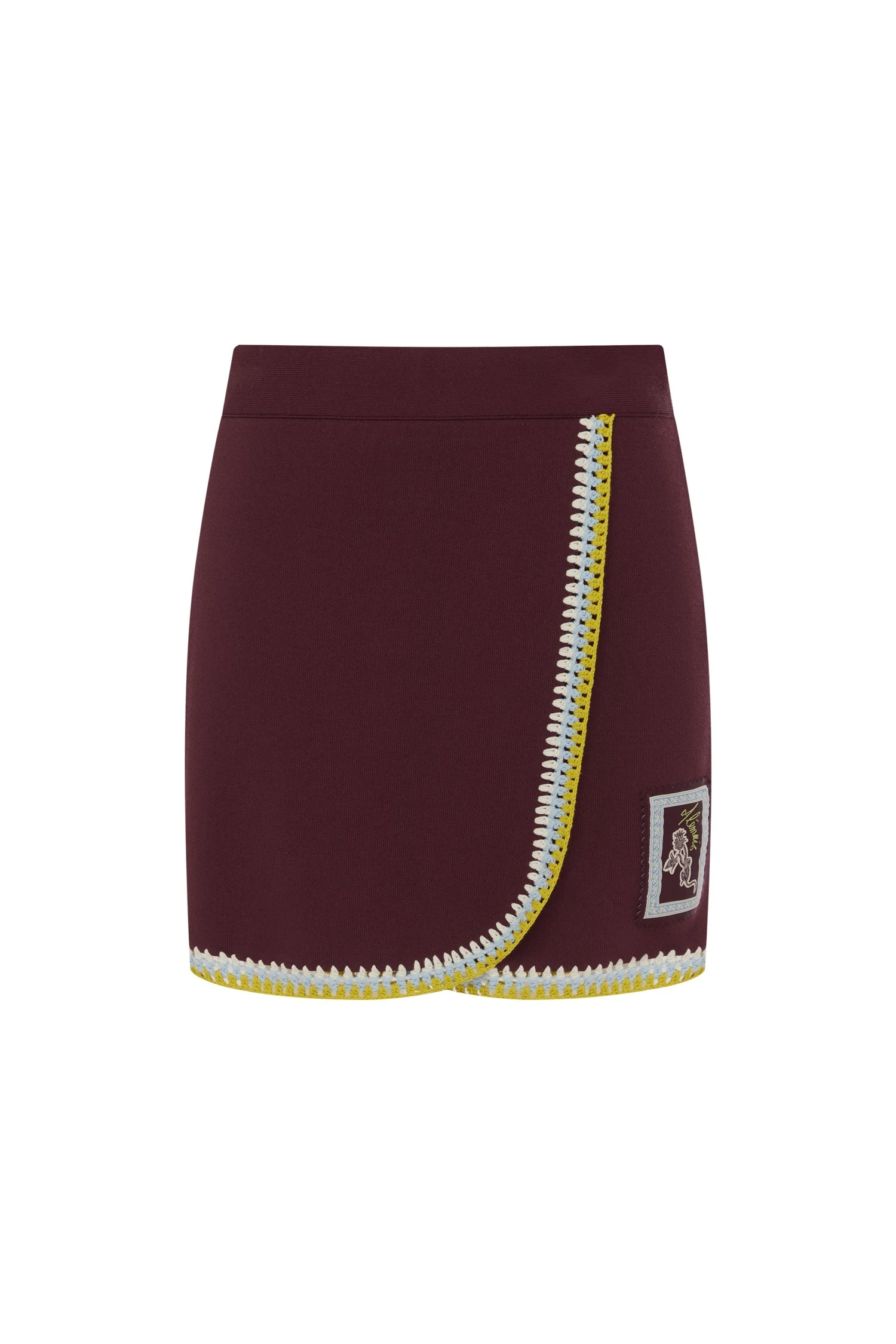 Jasper Knit Skirt by Alemais - Skirts Alemais Jasper Knit Skirt Sustainable Skirts with Alemais print - Luxury Handbags Australian Designer