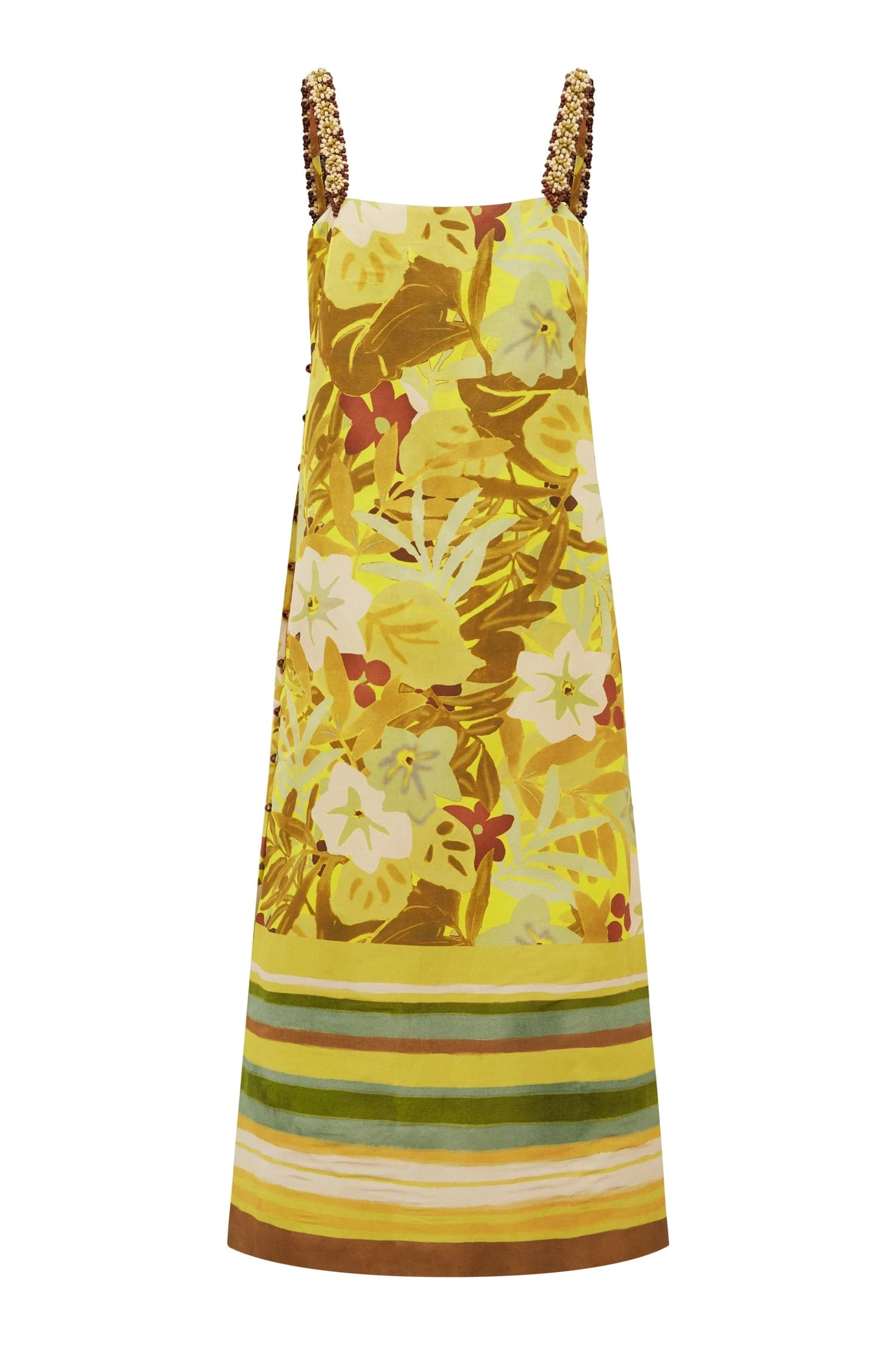 Maxi Midi Dress by Alemais - Dresses Alemais Maxi Midi Dress Sustainable Dresses with Alemais print - Luxury Handbags Australian Designer