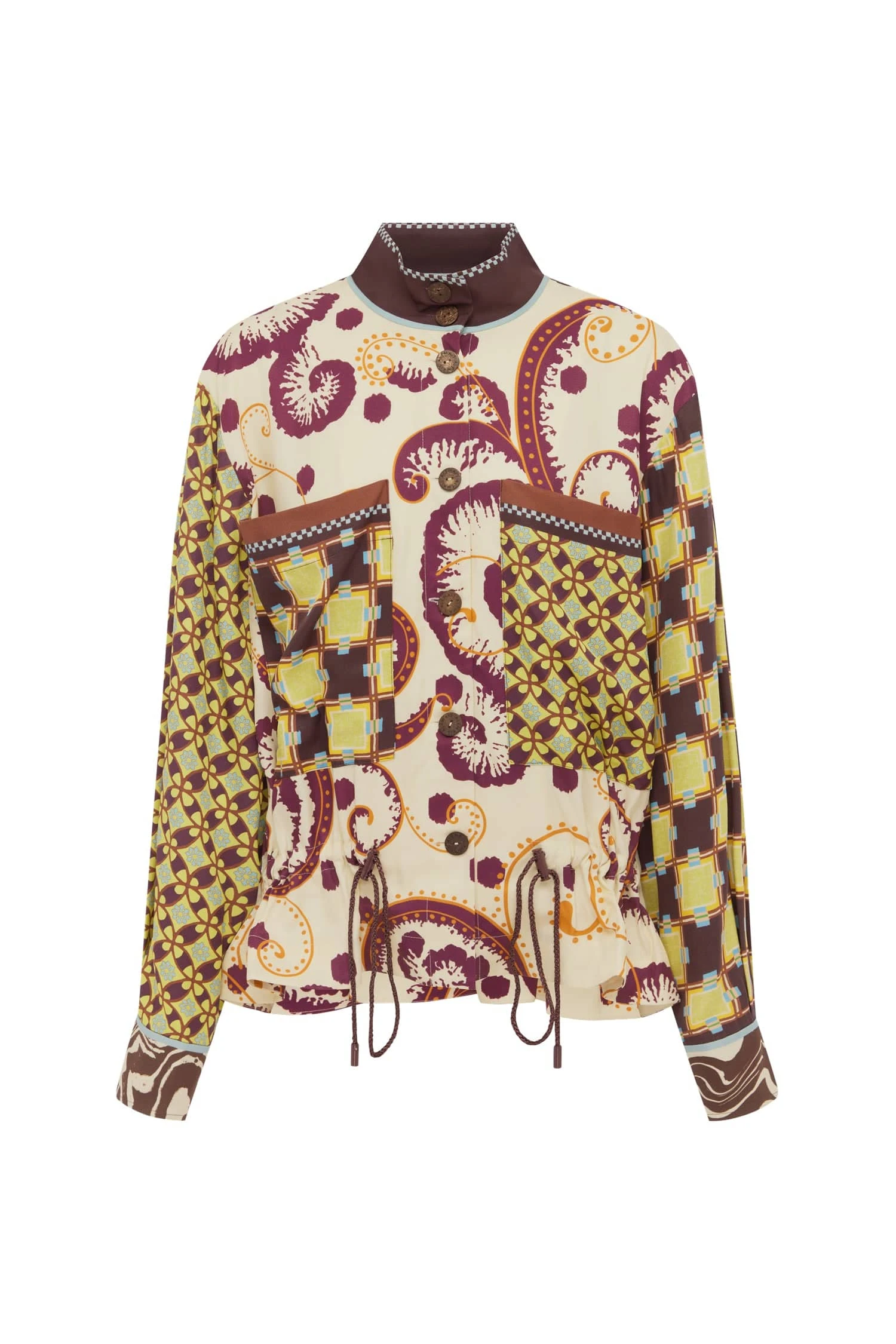 Wilson Jacket by Alemais - Jackets Alemais Wilson Jacket Sustainable Jackets with Alemais print - Luxury Handbags Australian Designer