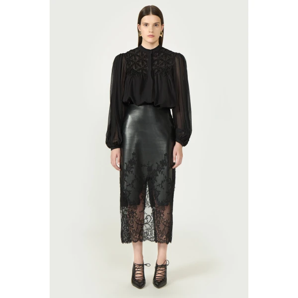 Costarellos Skirts - Romantic Greek Lace - Shop at Luxury Shoes 