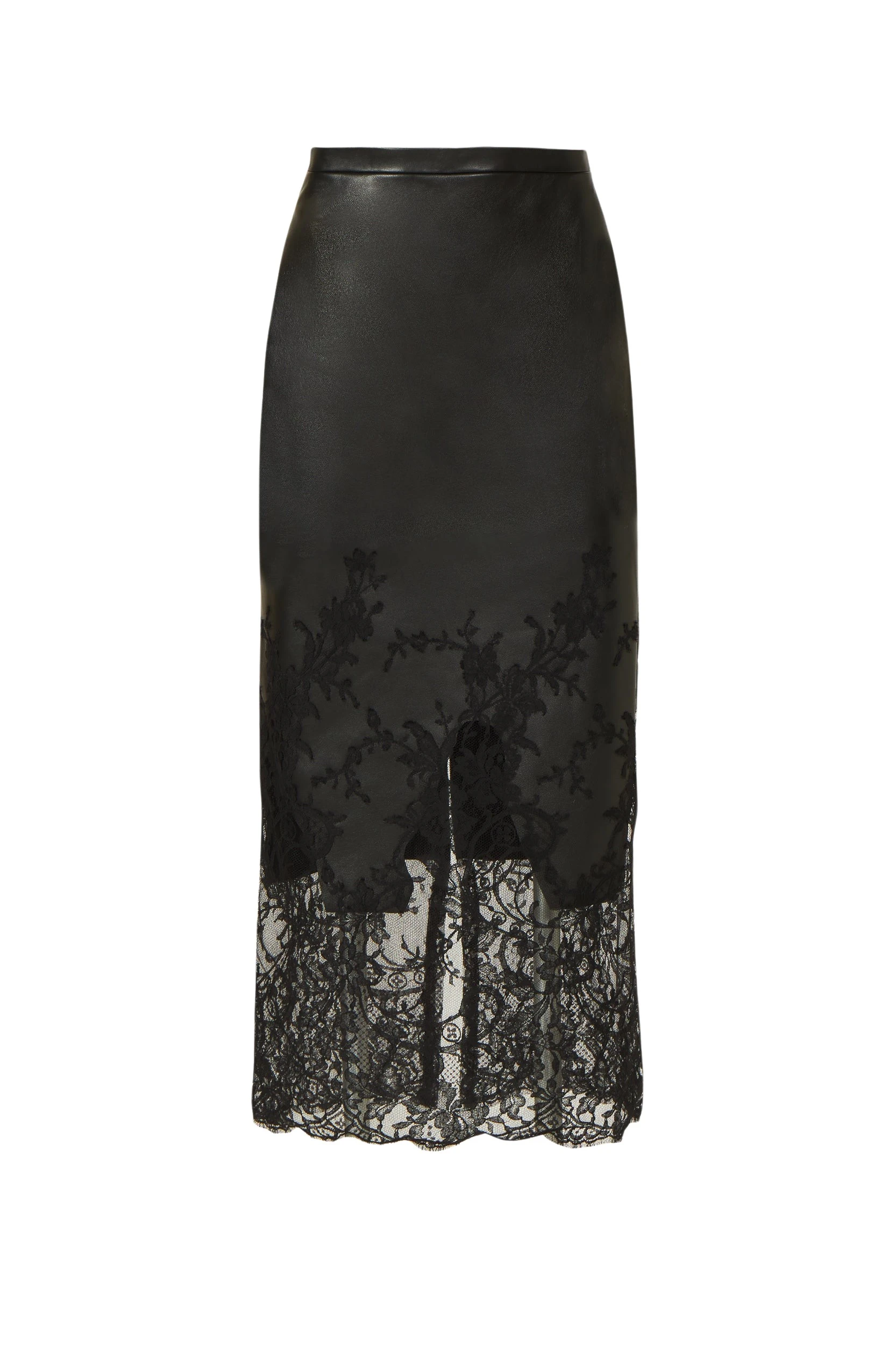 Asha-Leather-Lace-Pencil-Skirt-Costarellos-Skirts85856_nobg Costarellos Skirts - Romantic Greek Lace - Shop at Luxury Shoes
