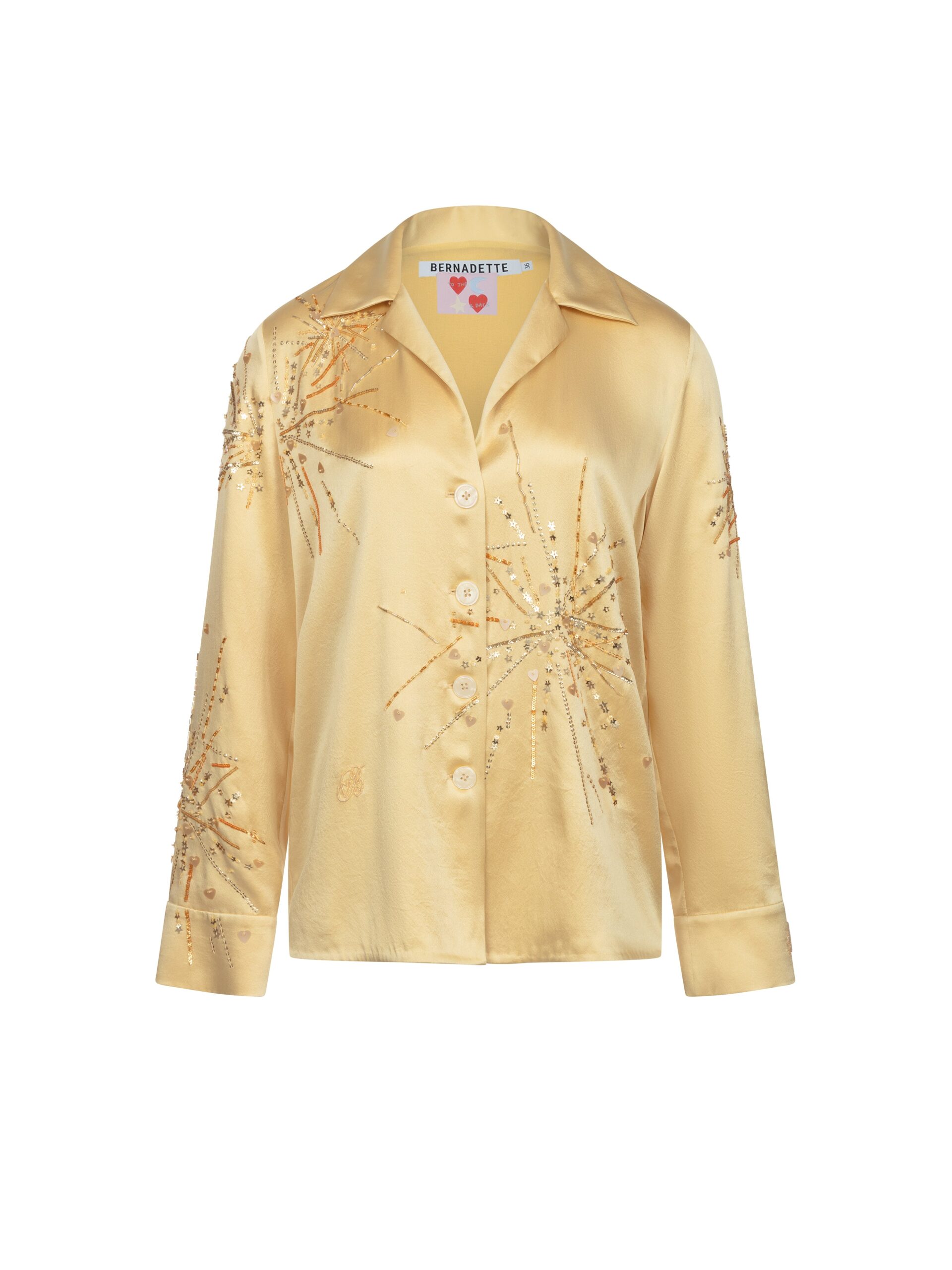 Bernadette Pyjama Blouse Louis Sequins Embroidered Bernadette Pyjama Blouse Louis Sequins Embroidered