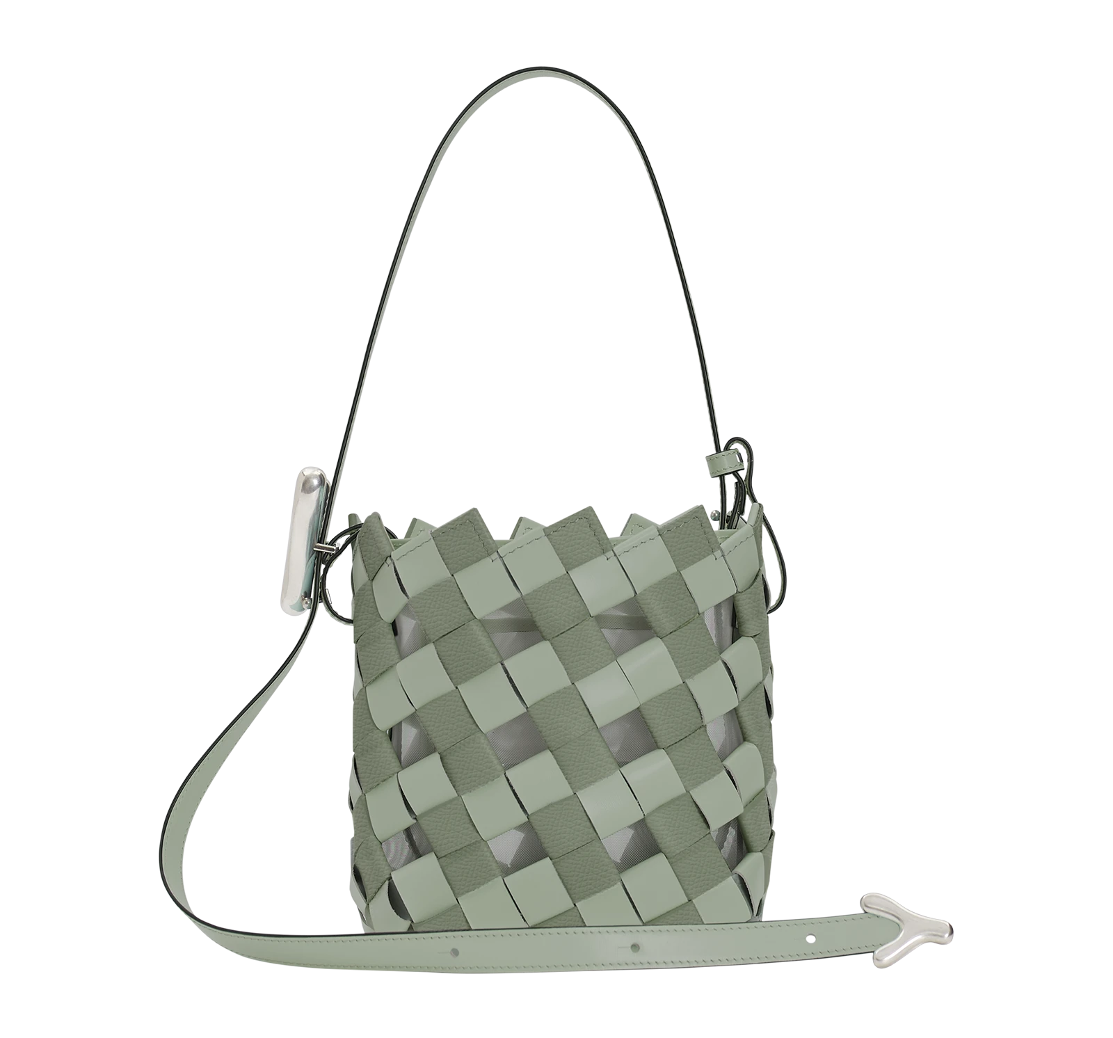 Boyy-YY-Bucket-Woven-Celadon-Pistachio-Coveti BOYY YY Bucket Woven
