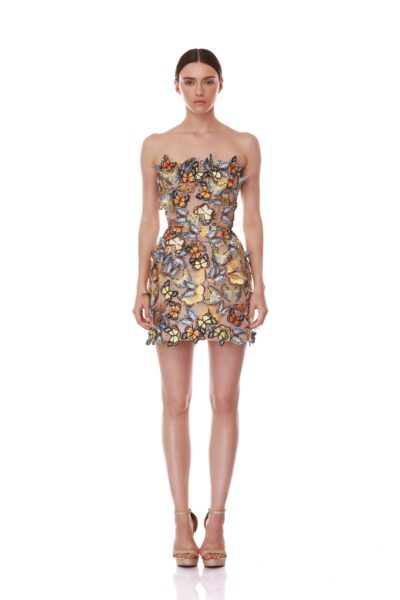 Bronx and Banco Dresses - Bronx and Banco Sequin Evening Dress - Natalie De'Banco Design - Shop at Luxury Shoes 