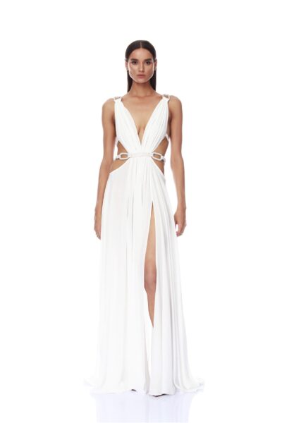 Bronx and Banco Dresses - Bronx and Banco Sequin Evening Dress - Natalie De'Banco Design - Shop at Luxury Shoes 