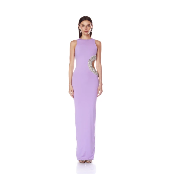 Bronx and Banco Dresses - Bronx and Banco Sequin Evening Dress - Natalie De'Banco Design - Shop at Luxury Shoes 