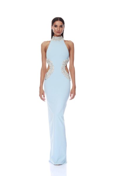 Bronx and Banco Dresses - Bronx and Banco Sequin Evening Dress - Natalie De'Banco Design - Shop at Luxury Shoes 