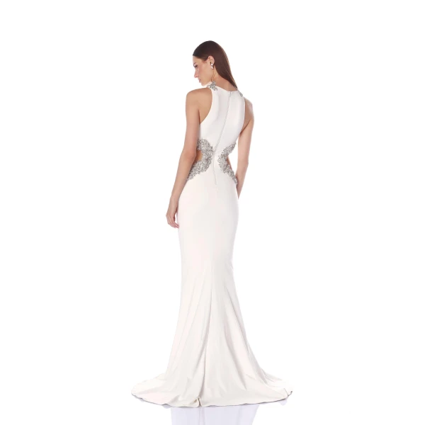 Bronx and Banco Dresses - Bronx and Banco Sequin Evening Dress - Natalie De'Banco Design - Shop at Luxury Shoes 