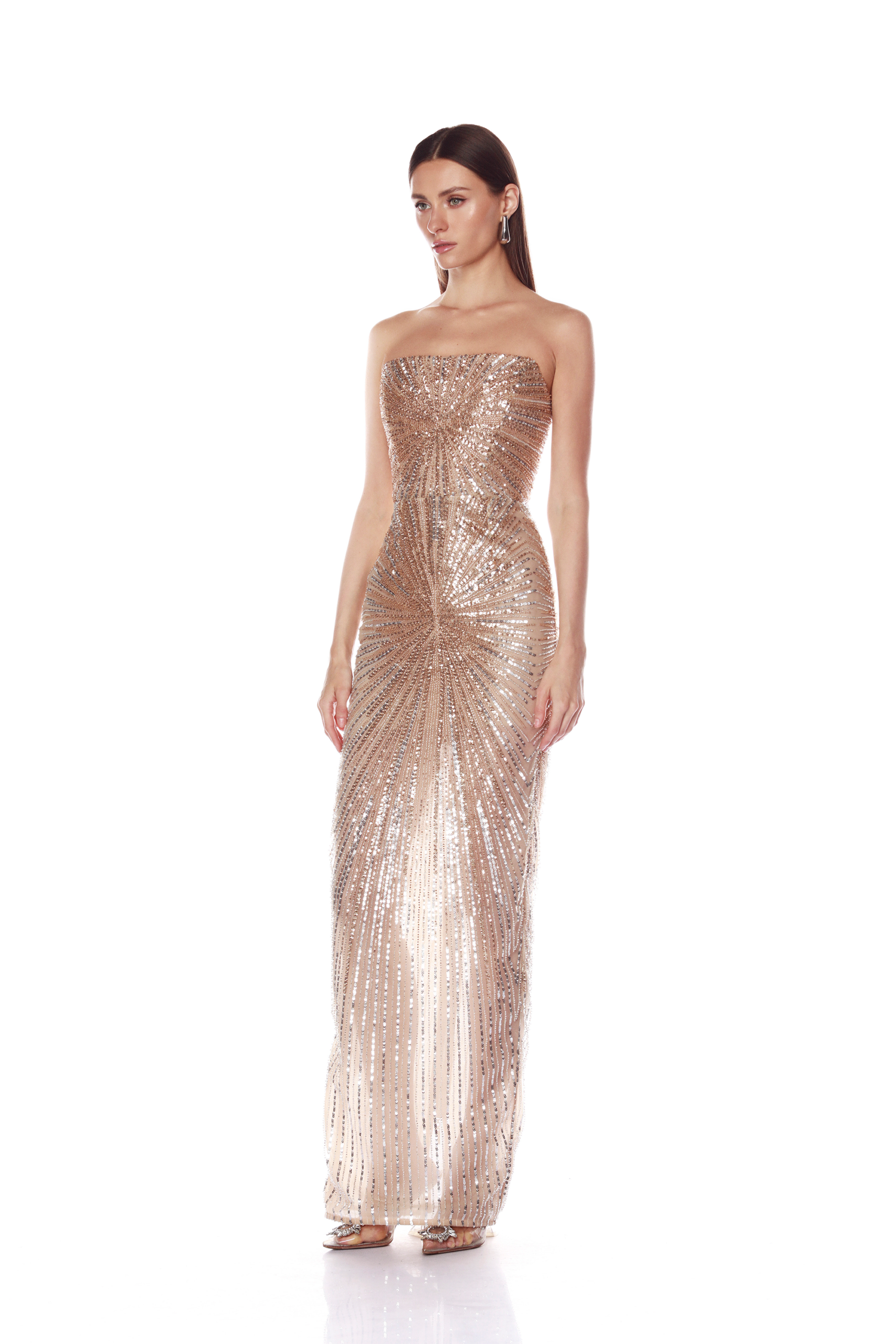Bronx and Banco Dresses - Bronx and Banco Sequin Evening Dress - Natalie De'Banco Design - Shop at Luxury Shoes Bronx and Banco Dresses - Bronx and Banco Sequin Evening Dress - Natalie De'Banco Design - Shop at Luxury Shoes