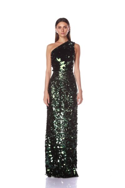 Bronx and Banco Dresses - Bronx and Banco Sequin Evening Dress - Natalie De'Banco Design - Shop at Luxury Shoes 