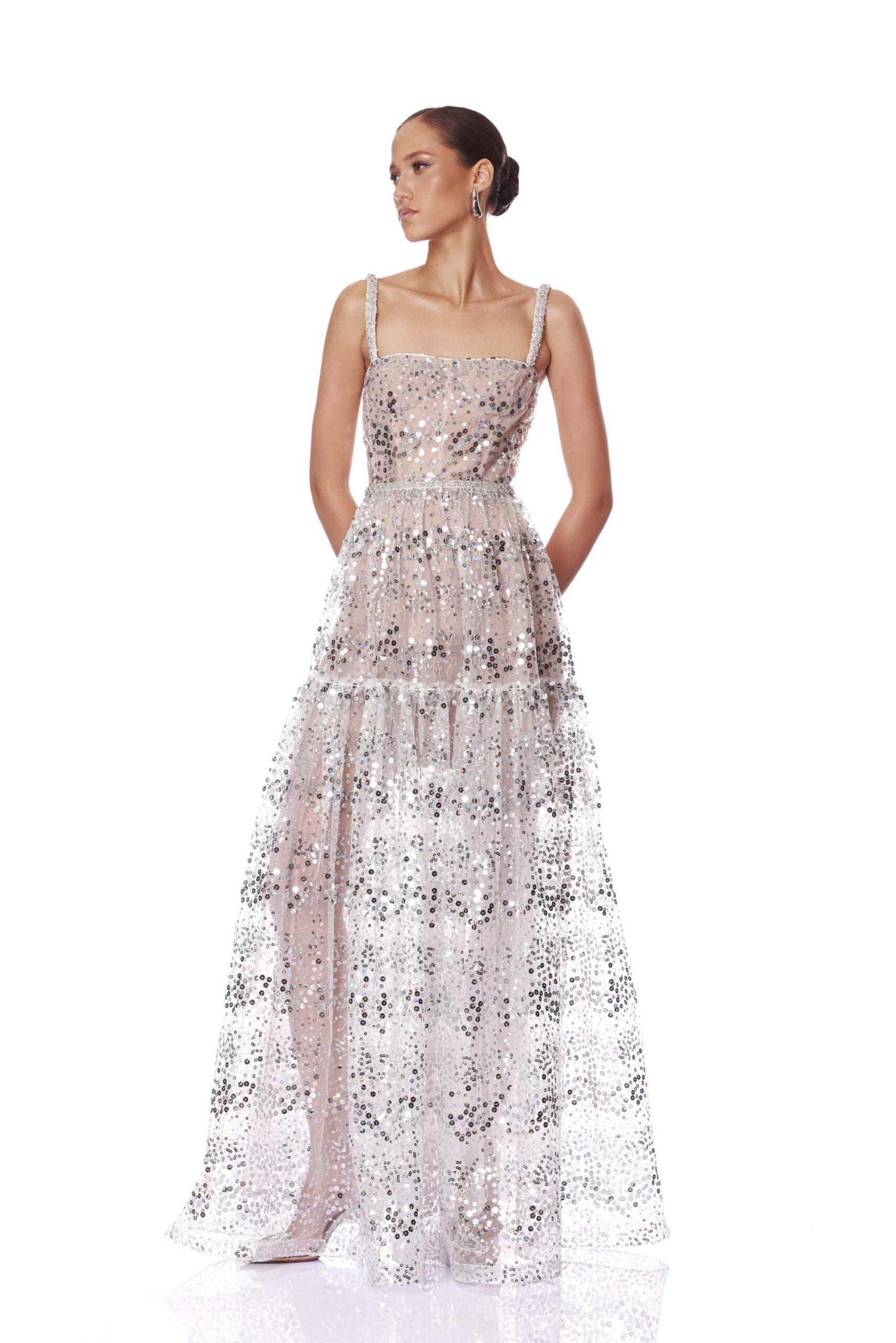 Bronx and Banco Dresses - Bronx and Banco Sequin Evening Dress - Natalie De'Banco Design - Shop at Luxury Shoes Bronx and Banco Dresses - Bronx and Banco Sequin Evening Dress - Natalie De'Banco Design - Shop at Luxury Shoes