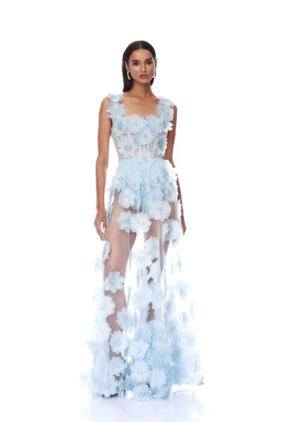 Bronx and Banco Dresses - Bronx and Banco Sequin Evening Dress - Natalie De'Banco Design - Shop at Luxury Shoes 