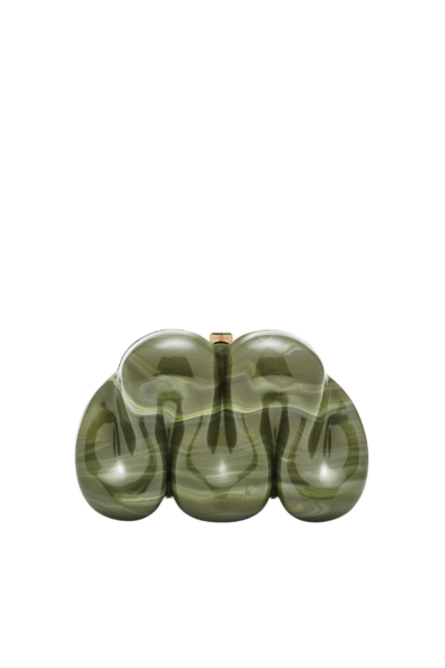 Cult Gaia Squiggle Clutch - Cult Gaia Clutch Bags - Bamboo & Acrylic Bags - Shop at Luxury Shoes 