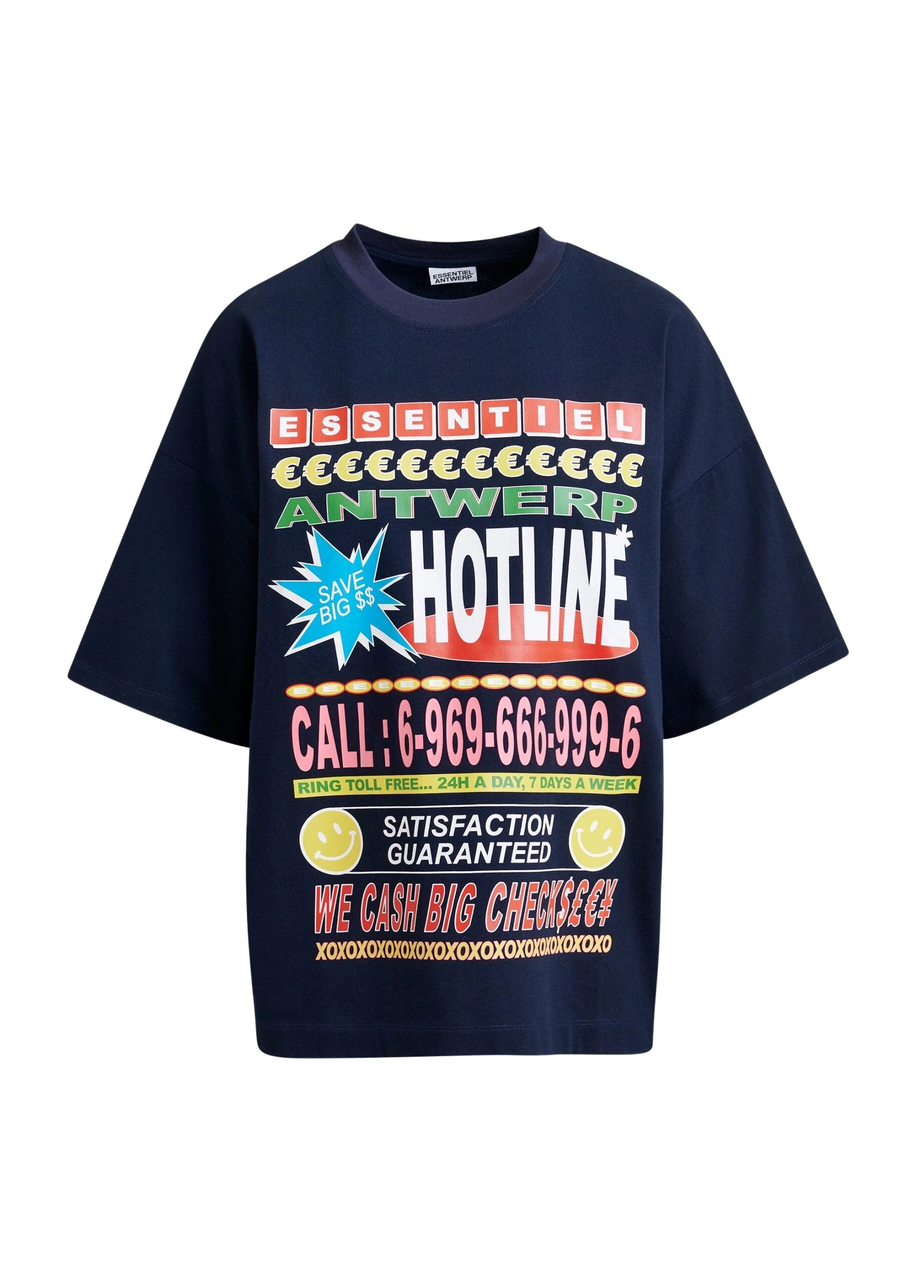 Dark-blue-and-multicolor-oversized-graphic-cotton-T-shirt-Essentiel-Antwerp-Shirts-scaled81280_nobg Essentiel Antwerp Dark blue and multicolor oversized graphic cotton T-shirt - Essentiel Antwerp Shirts - Colorful Belgian Design - Shop at Luxury Shoes
