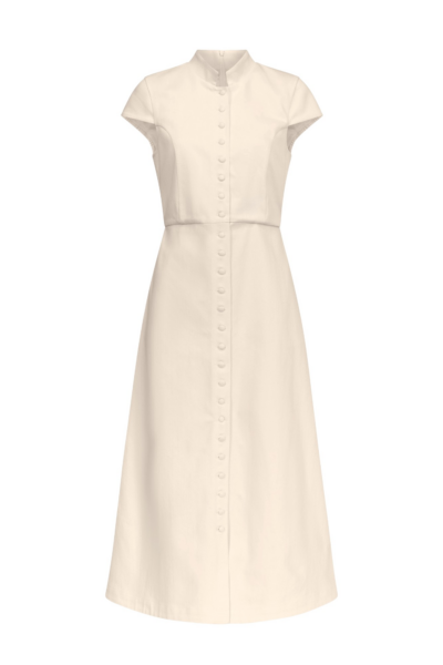 Destree Denim ecru amoako summer dress - Destree - Graphic Parisian Fashion - Shop at Luxury Shoes 