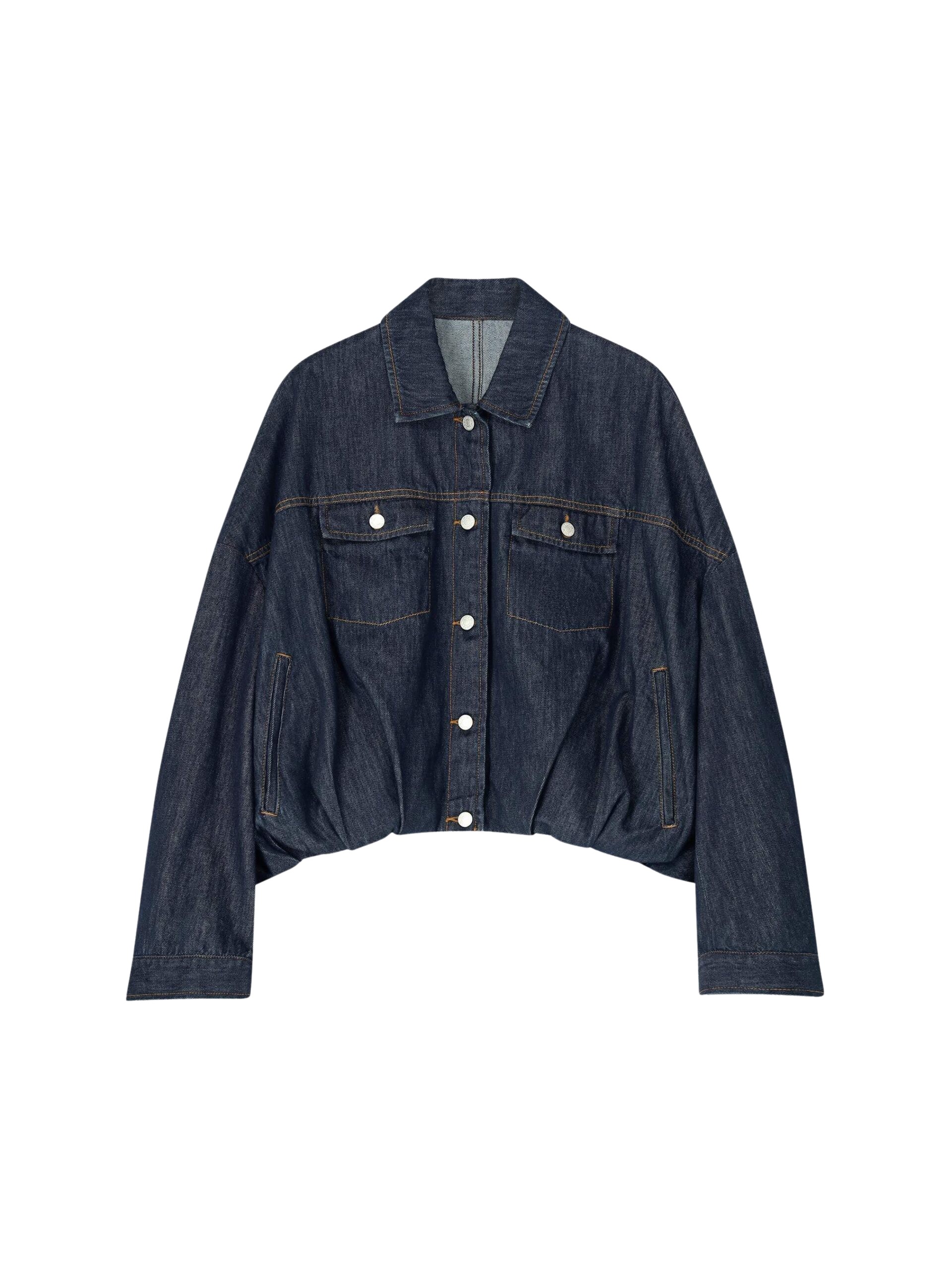 Dries-Van-Noten-Denim-Blouson-scaled76599_nobg Dries Van Noten Denim Blouson - Dries Van Noten Tops - Belgian Fashion Design - Shop at Luxury Shoes