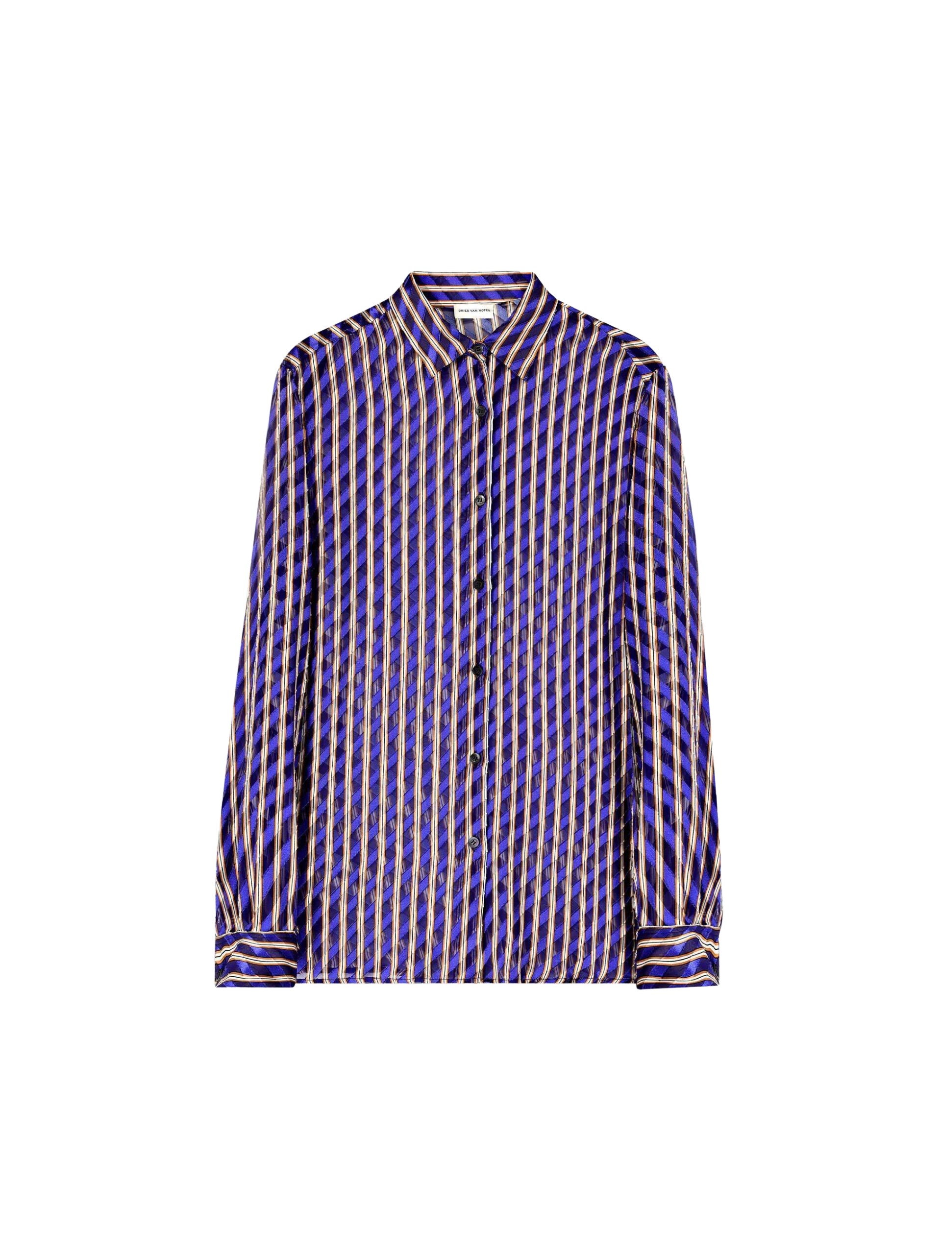 Dries-Van-Noten-Devore-Shirt-scaled24822_nobg Dries Van Noten Devoré Shirt - Dries Van Noten Tops - Belgian Fashion Design - Shop at Luxury Shoes