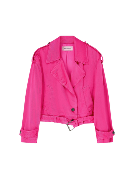 Dries Van Noten Overdyed Biker Jacket - Dries Van Noten Jackets - Belgian Fashion Design - Shop at Luxury Shoes 