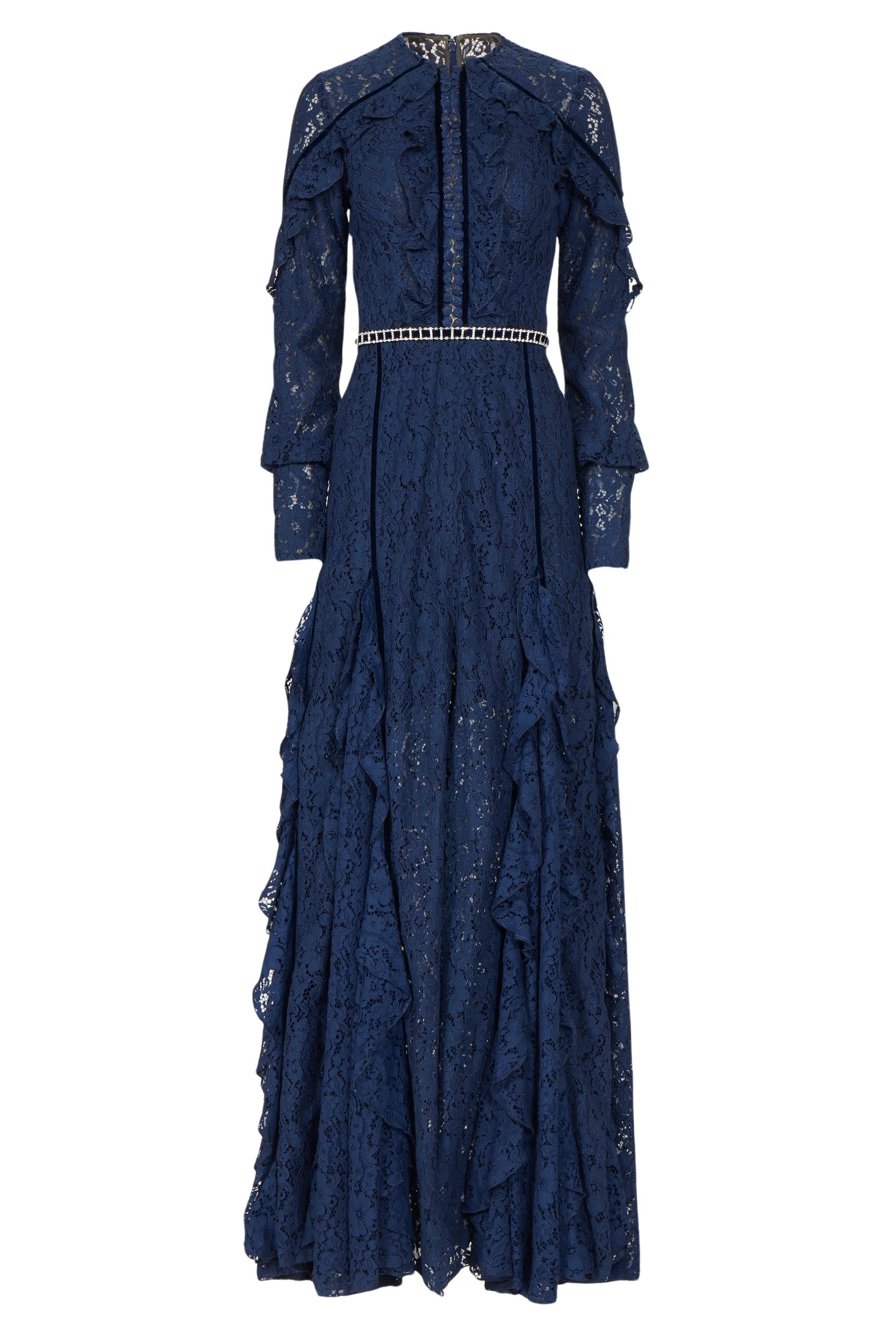 Gianna-Corded-Lace-Gown-Costarellos-Dresses39910_nobg Costarellos Dresses - Romantic Greek Lace - Shop at Luxury Shoes