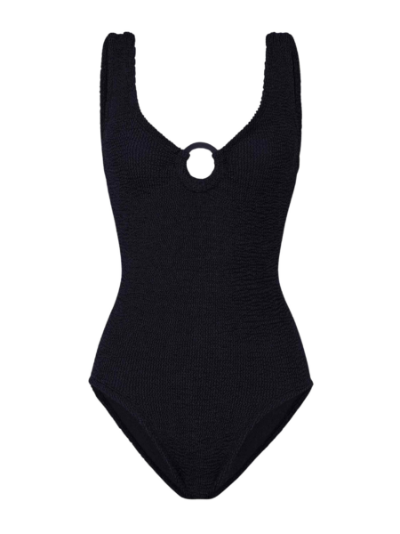Hunza G Coverage Celine Swim With Tonal Hoops
