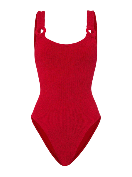 Hunza G Domino Swim With Tonal Hoops