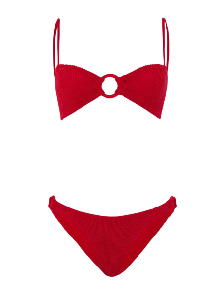 Hunza G Misty Bikini With Tonal Hoops