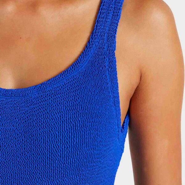 Royal Blue - Hunza G Crinkle Swimwear - One Size - Shop at Luxury Shoes 