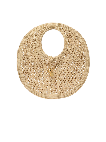 Jacquemus The Spiaggia round bag - Jacquemus Totes & Top-Handle Bags - Le Chiquito Style - Shop at Luxury Shoes 