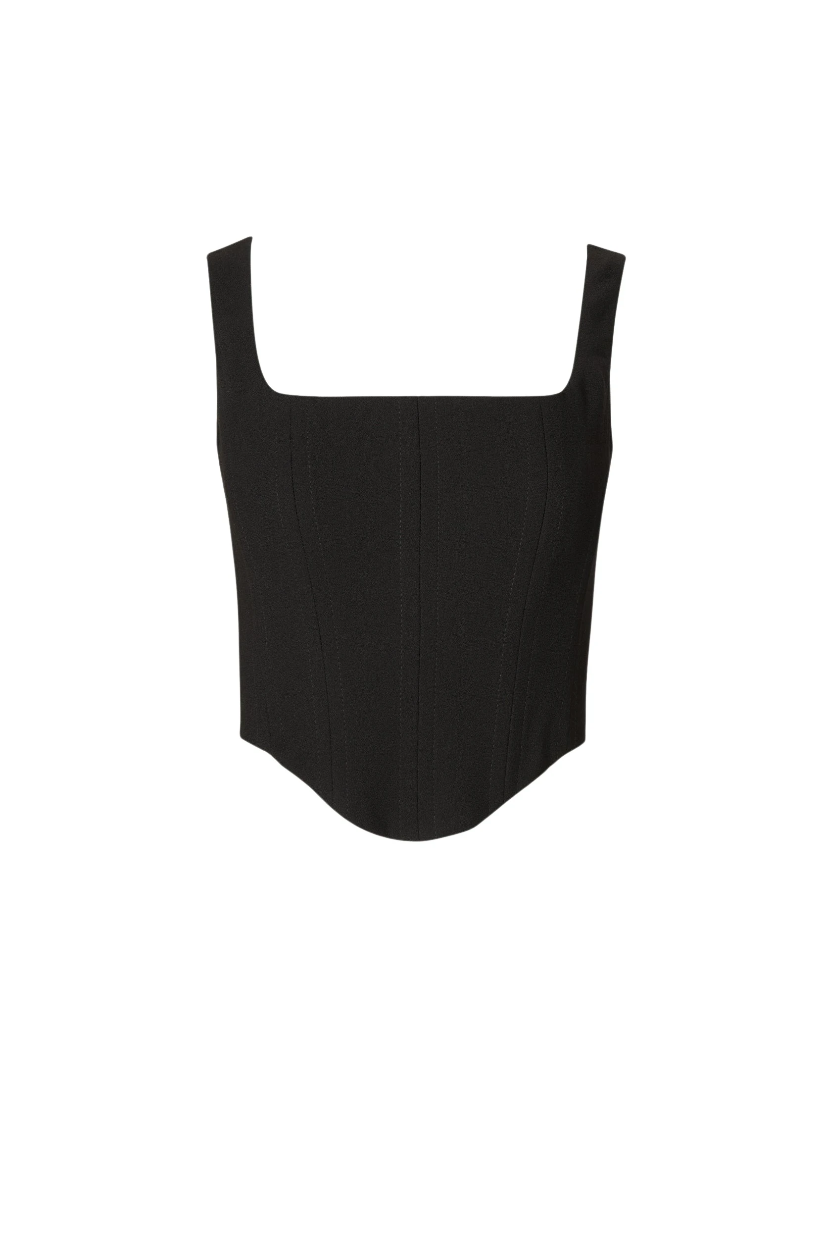 Jovie-Crepe-Wool-Bustier-Costarellos-Tops45085_nobg Costarellos Tops - Romantic Greek Lace - Shop at Luxury Shoes