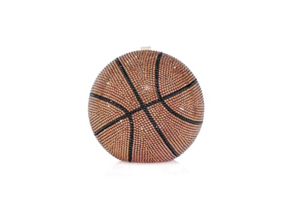 Judith Leiber Basketball - Judith Leiber Crystal Clutch - Luxury Evening Bag - Shop at Luxury Shoes 