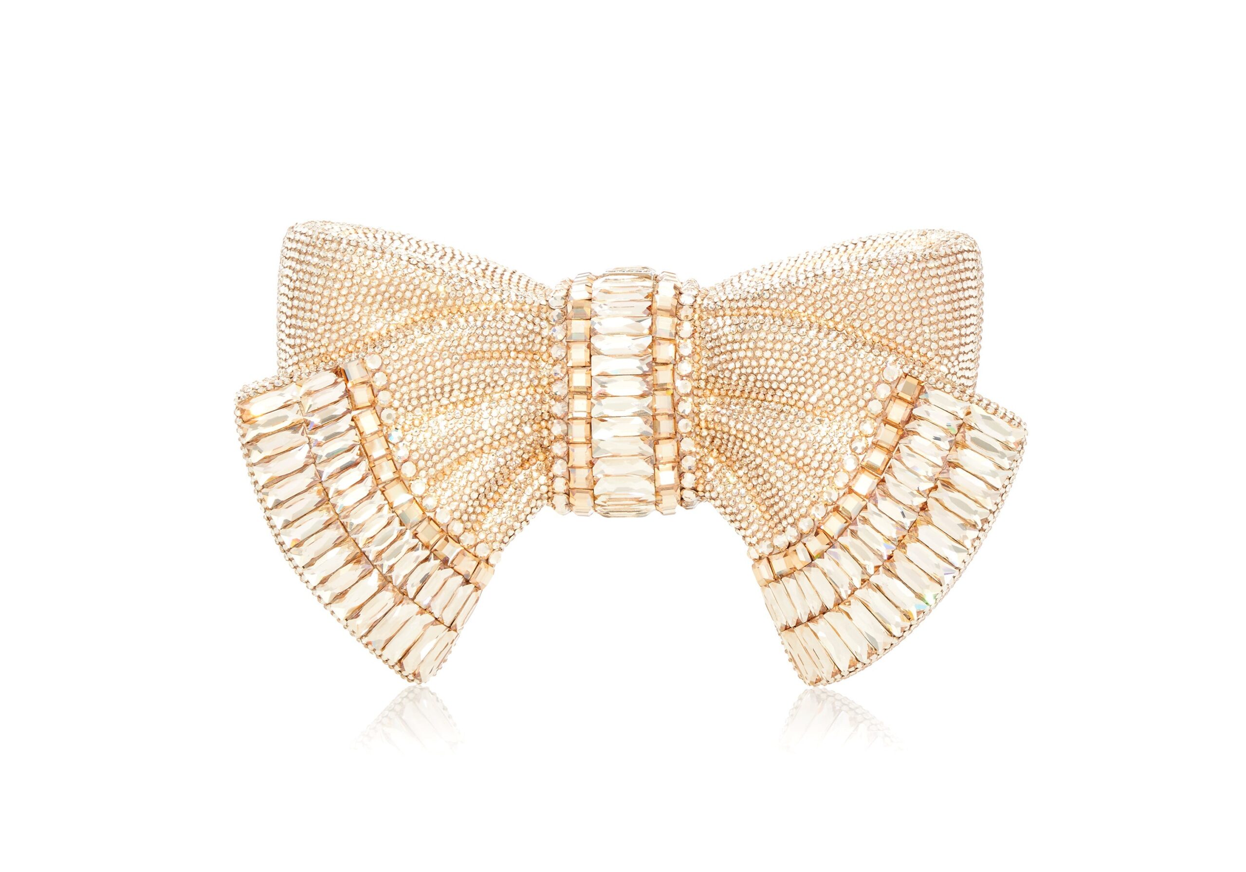 Judith Leiber Bow Deco Gems Champagne - Judith Leiber Crystal Clutch - Luxury Evening Bag - Shop at Luxury Shoes Judith Leiber Bow Deco Gems Champagne - Judith Leiber Crystal Clutch - Luxury Evening Bag - Shop at Luxury Shoes